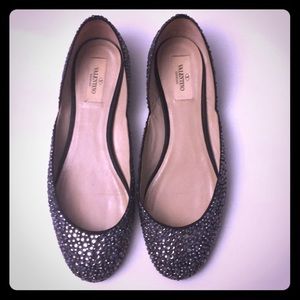 Valentino sparkly flats